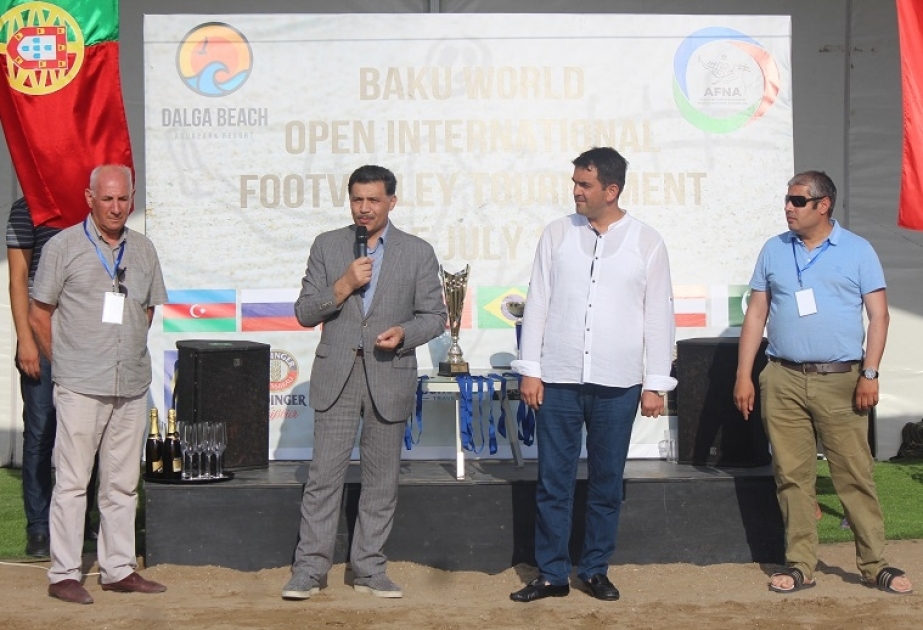 Futvolley üzrə açıq beynəlxalq Bakı turnirinin bağlanış mərasimi təşkil olunub