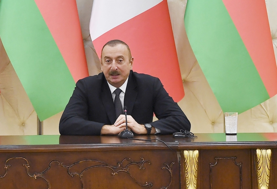 Prezident İlham Əliyev: Azərbaycan İtaliya üçün, İtaliya Azərbaycan üçün çox etibarlı tərəfdaşdır