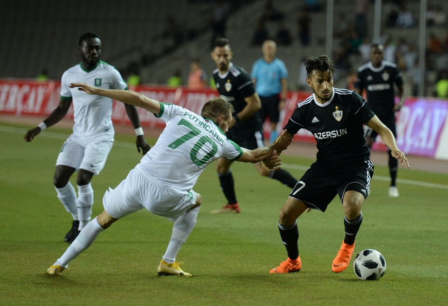 Erste Halbzeit der Karabach- Olimpija Partie endet torlos