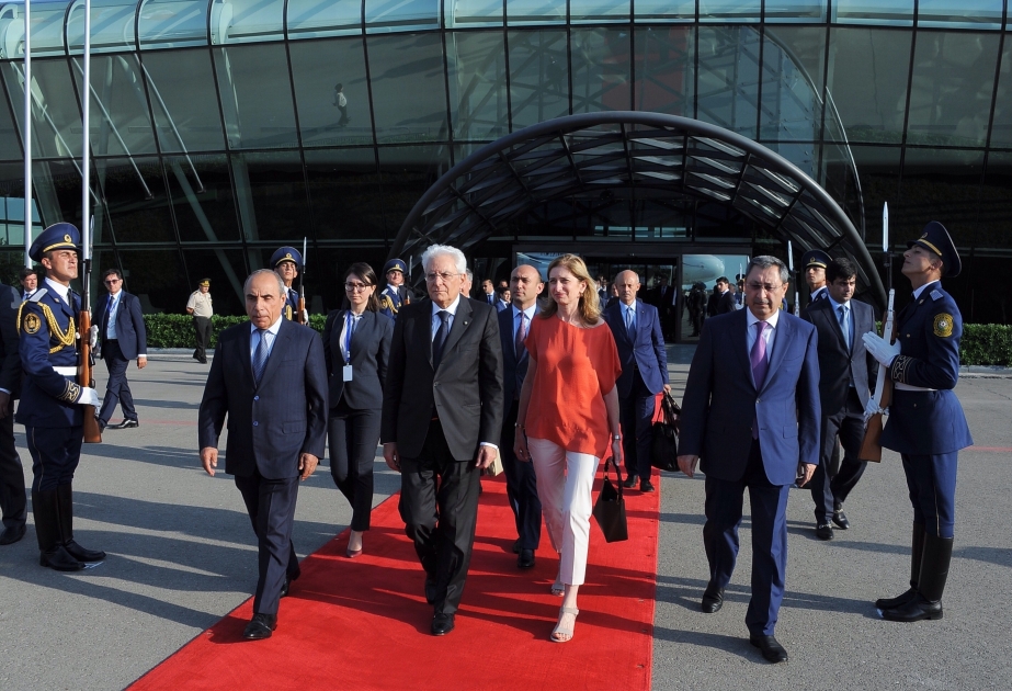 Le président italien termine sa visite officielle en Azerbaïdjan