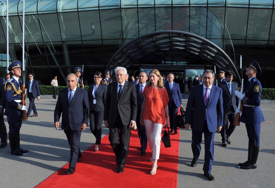 الرئيس الإيطالي ينهي زيارته الرسمية إلى أذربيجان