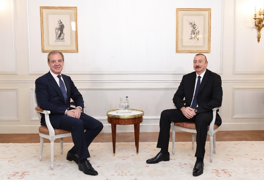 President Ilham Aliyev met with Chairman and CEO of CIFAL Group in Paris VIDEO