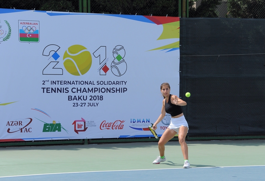 Bakıda ikinci beynəlxalq həmrəylik tennis çempionatı fərdi yarışlarla davam edir