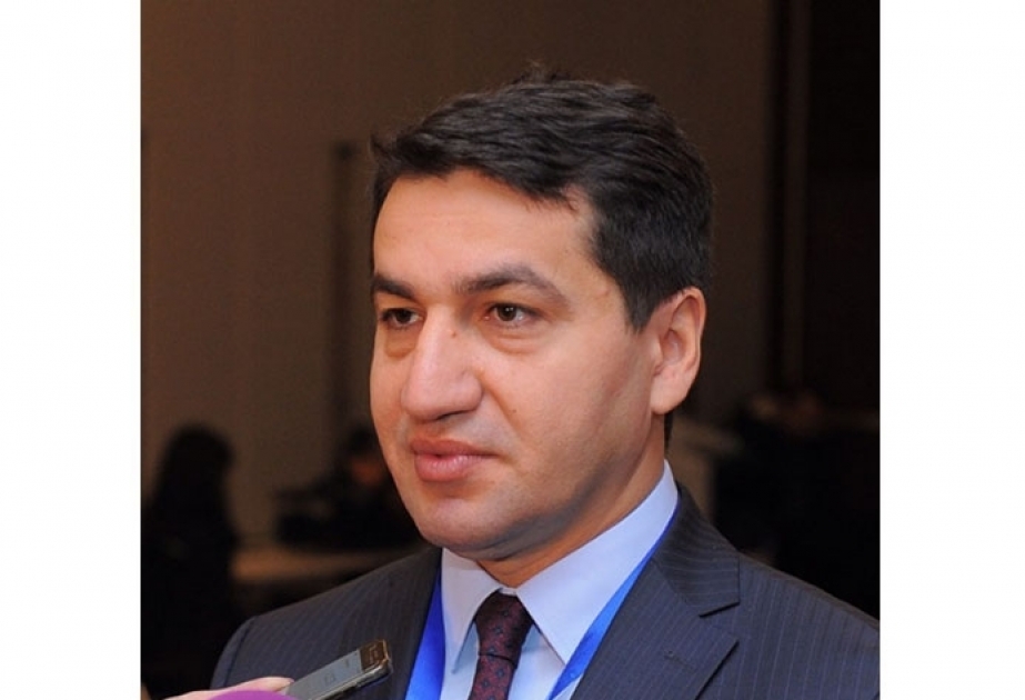 “On the one hand, continuing the occupation, and on the other, talking about peace is an insincere approach”, Hikmet Hajiyev