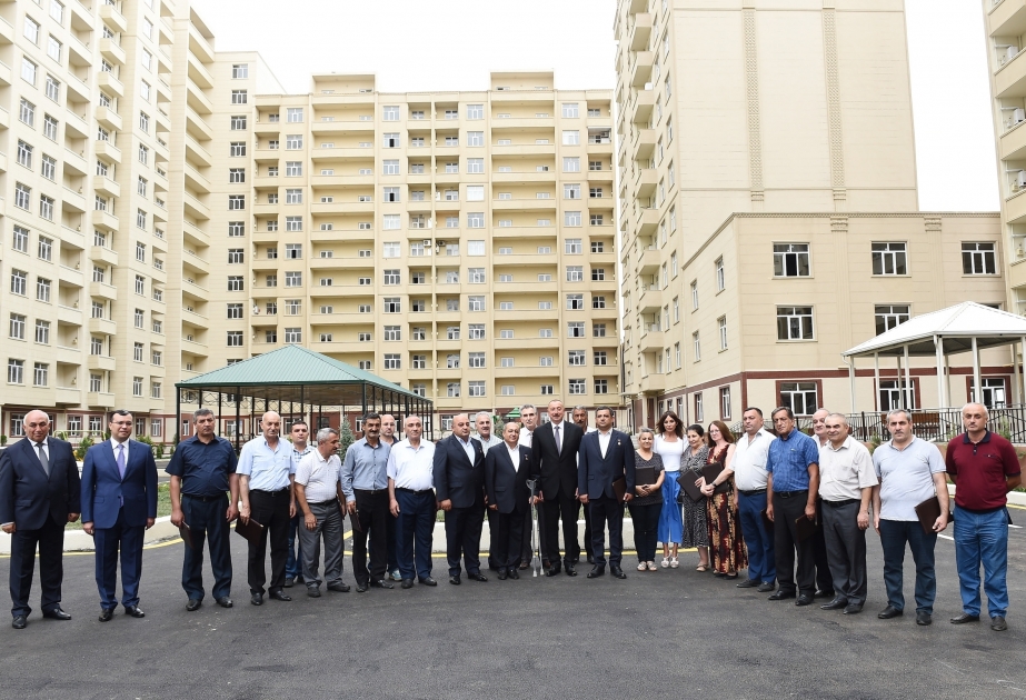 Ceremony was held to give out apartments and cars to veterans of Karabakh and Great wars, the Chernobyl disabled and families of martyrs  President Ilham Aliyev attended the ceremony VIDEO