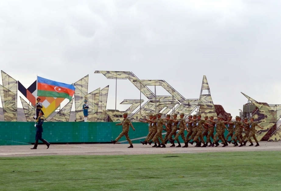 Azerbaijani servicemen participate in opening ceremony of “Masters of Artillery Fire” contest