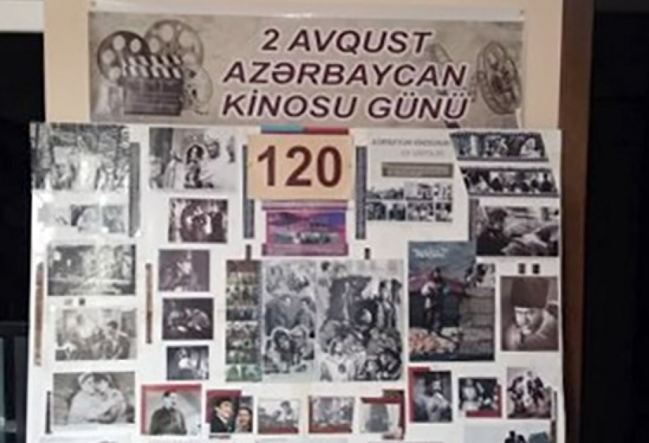 Kino Gününə həsr edilmiş fotostend nümayiş olunub