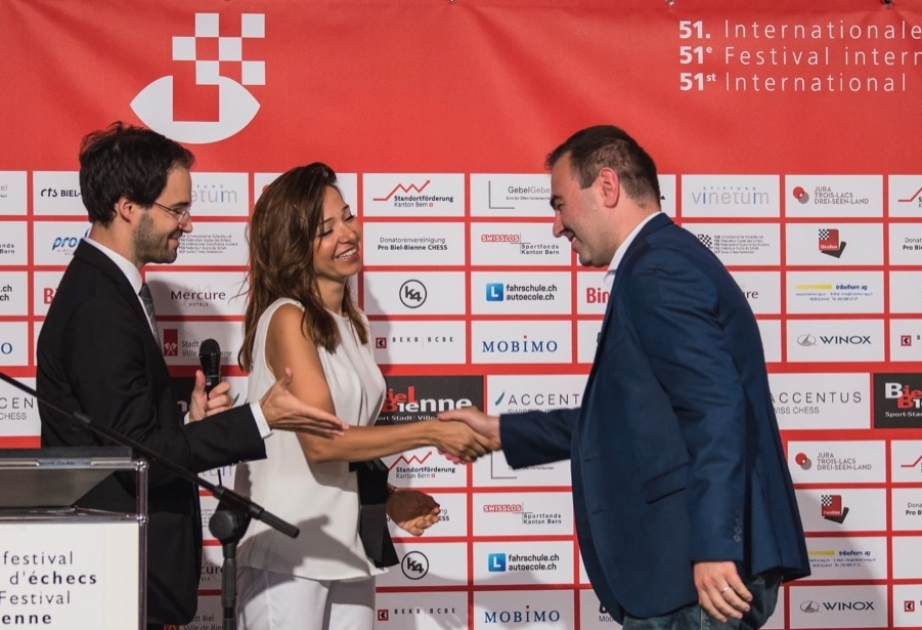 Şəhriyar Məmmədyarova beynəlxalq turnirin mükafatı təqdim olunub