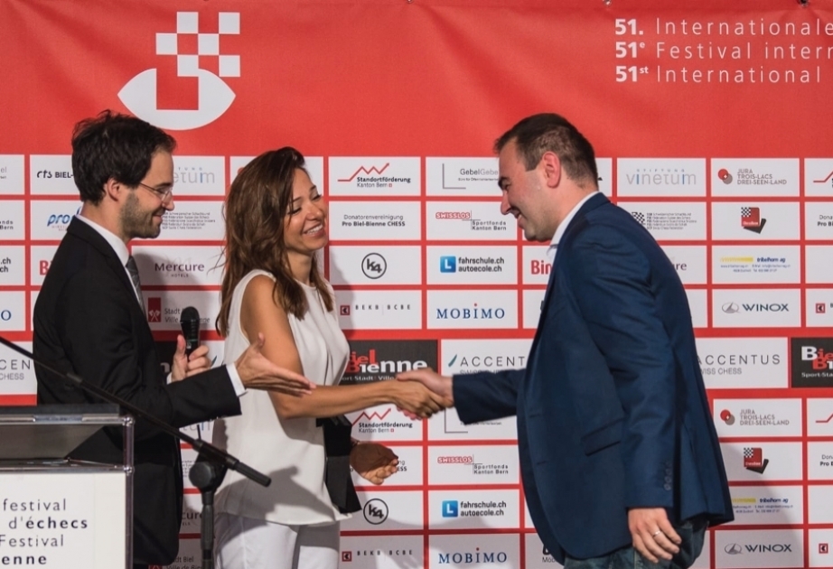 Echecs : le prix d’un tournoi international a été remis à Chahriyar Mammadyarov