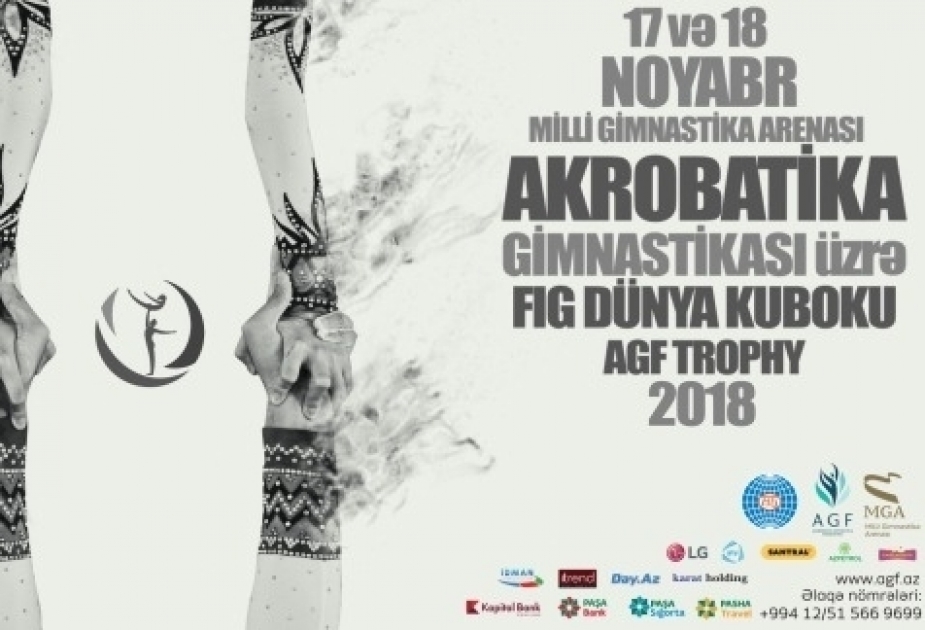 Azerbaijan to host 2018 FIG Acrobatic Gymnastics World Cup for the first time