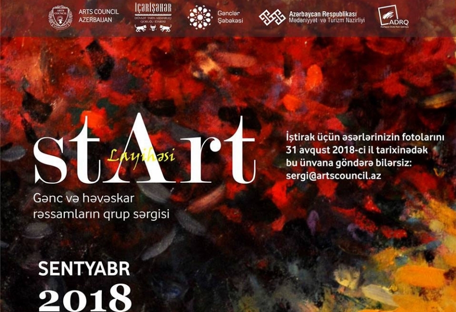 “Start” layihəsi çərçivəsində gənc və həvəskar rəssamların inkişafı üçün sərgi təşkil ediləcək