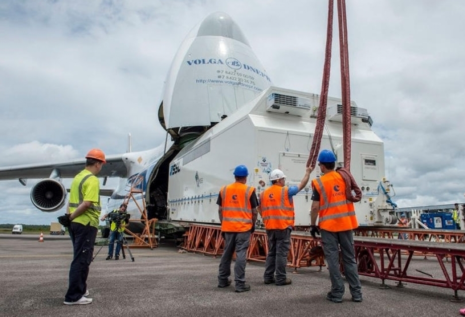 Azerbaijan`s geostationary satellite delivered to French Guiana Spaceport