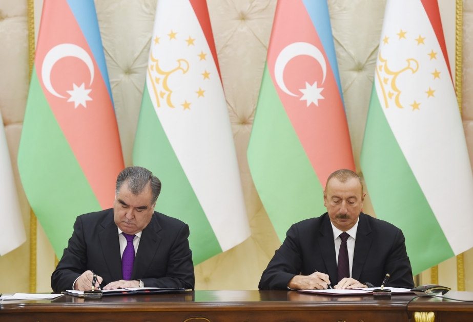 Azerbaijan, Tajikistan signed documents VIDEO