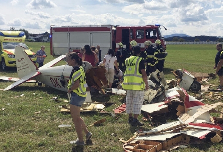 В Чехии разбился самолет