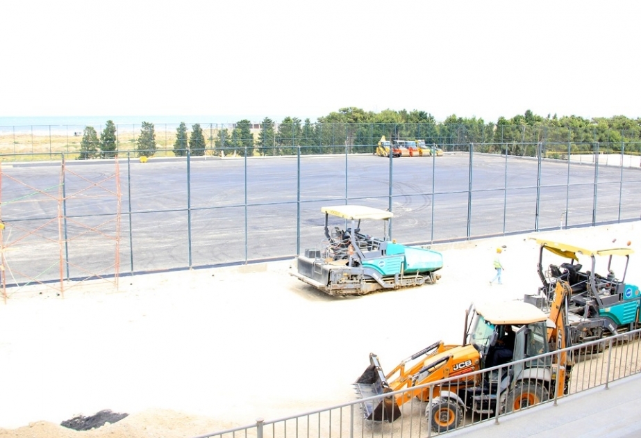 “Sumqayıt” klubuna məxsus “Kapital Bank Arena”da təmir işləri davam edir