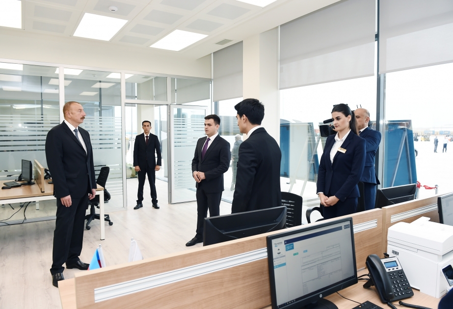 President Ilham Aliyev attended opening of Absheron Logistics Center VIDEO
