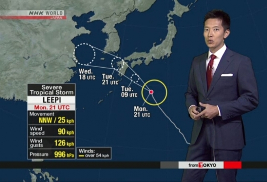Yaponiyaya yaxınlaşan tropik siklon Kyuşu adasında torpaq sürüşmələrinə səbəb ola bilər