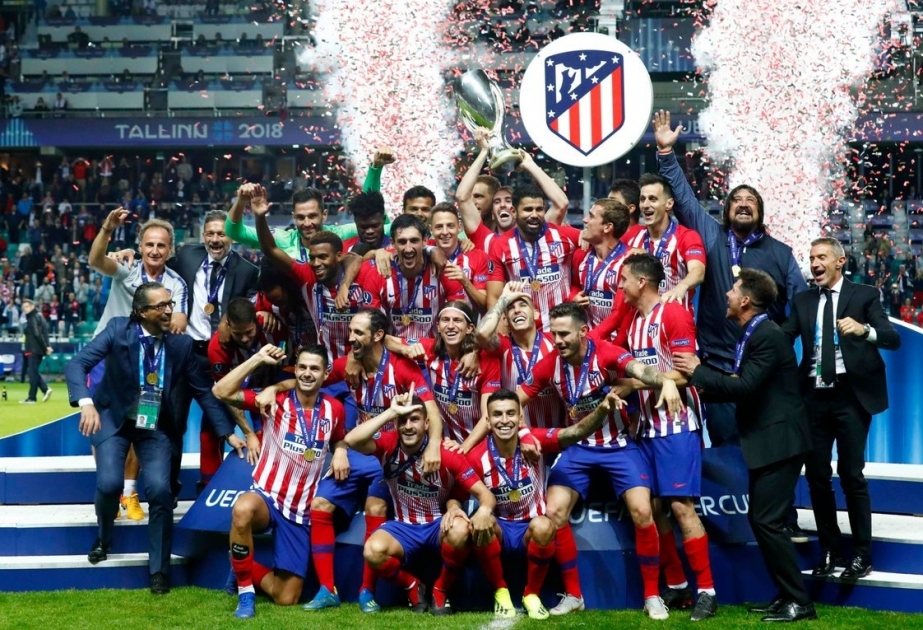 “Atletiko Madrid” tarixində üçüncü dəfə UEFA Super Kubokunun qalibi olub