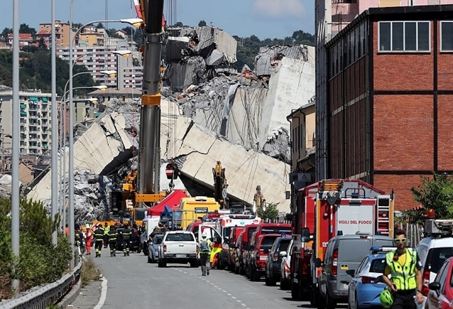 Число жертв обрушения моста в Генуе возросло до 41 человека ВИДЕО
