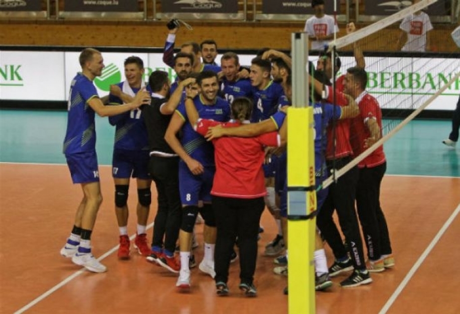 Мужская сборная Азербайджана по волейболу начала победную серию в отборочном турнире чемпионата Европы