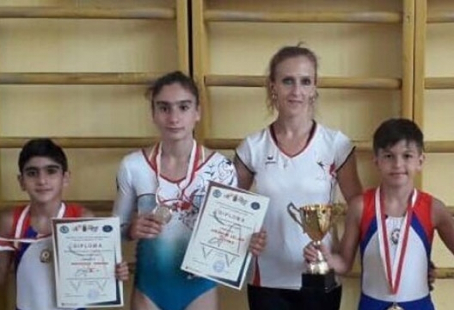 Azərbaycan batutçuları Batumidə keçirilən beynəlxalq turnirdə üç medal qazanıblar