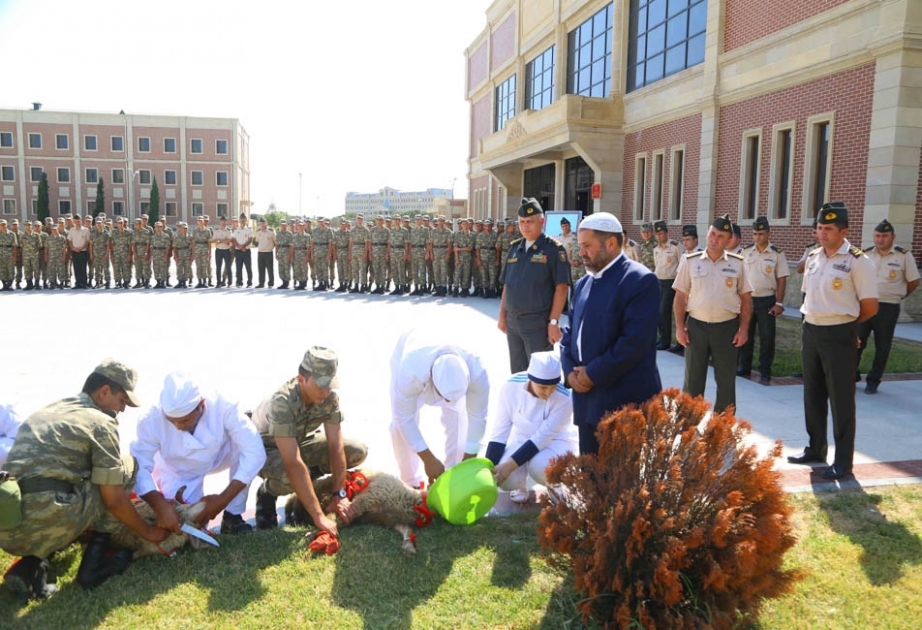 Hərbi hissələrdə Qurban bayramı təntənə ilə qeyd edilib