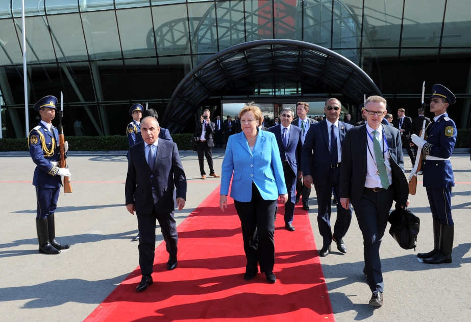 Almaniyanın Kansleri Angela Merkelin Azərbaycana səfəri başa çatıb