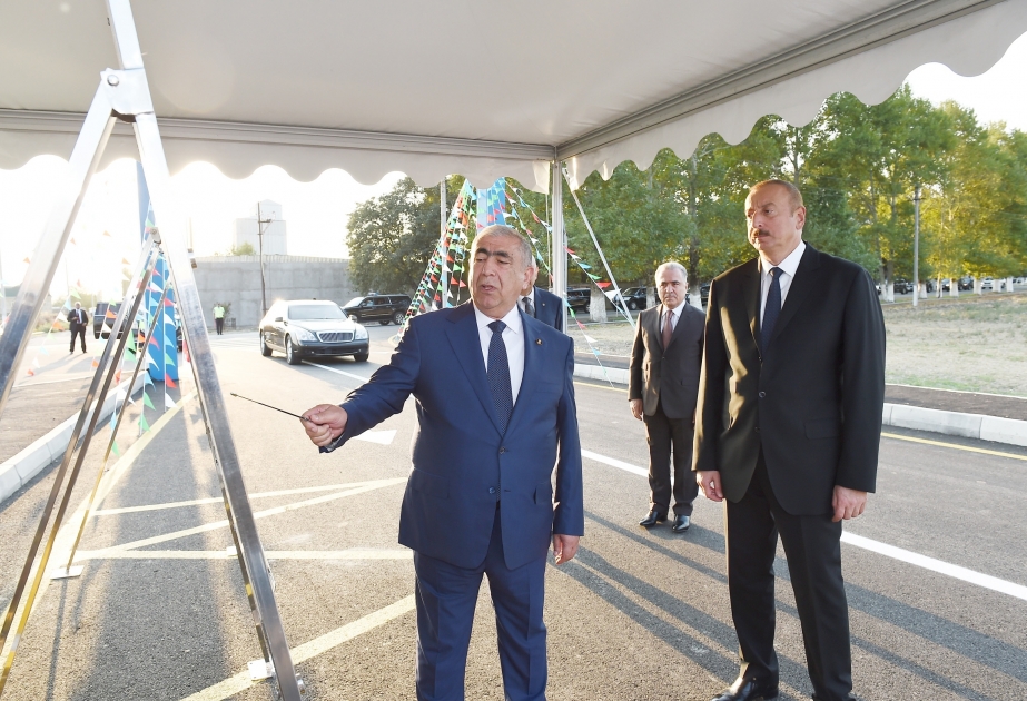 President Ilham Aliyev attended inauguration of Kurdmashi-Kalband-Girk highway after reconstruction and repair VIDEO
