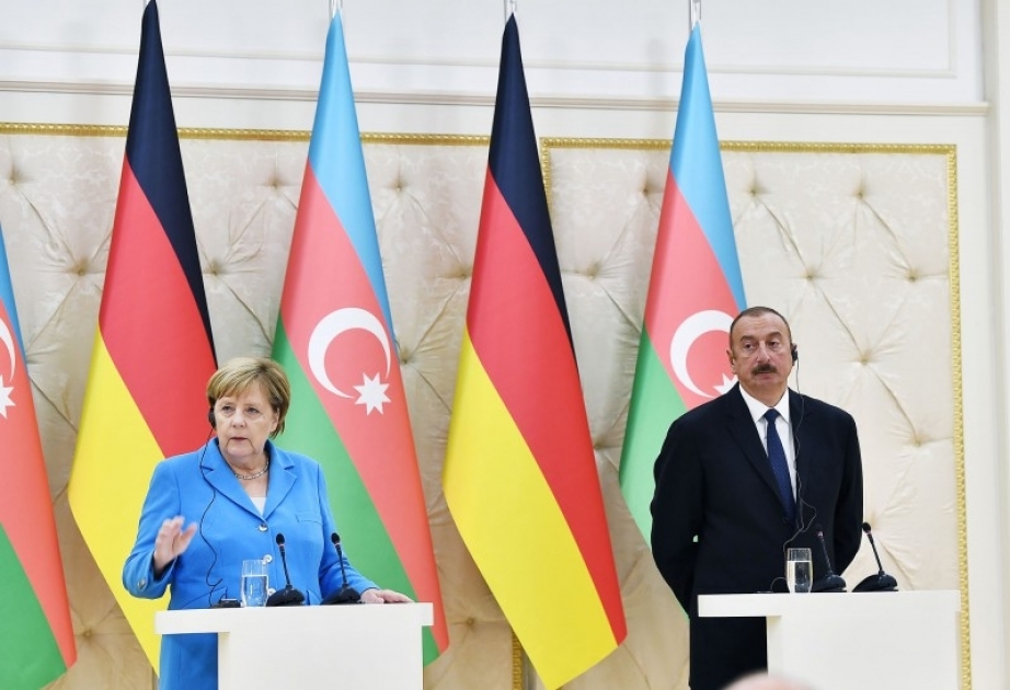 Angela Merkel: Regionda Azərbaycanın simasında ən böyük, ən vacib ticarət tərəfdaşımız var
