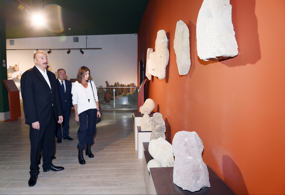 President Ilham Aliyev attended opening of Damirchi Archaeology Museum in Shamakhi district VIDEO