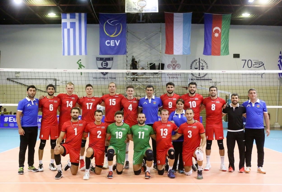 Voleybol üzrə Azərbaycan millisi Avropa çempionatının seçmə mərhələsində Yunanıstan komandası ilə qarşılaşıb