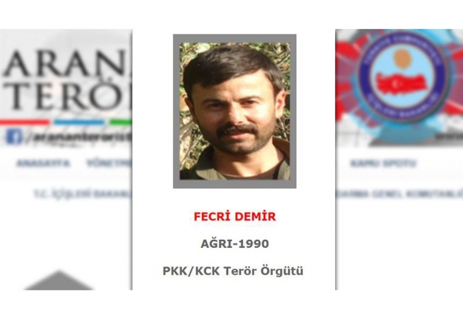 Turkey: Neutralized PKK terrorist was on wanted list