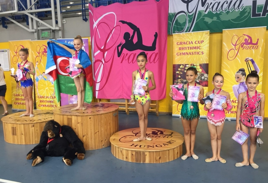 Səkkiz yaşlı gimnast Mina Abbasovadan növbəti qızıl medal