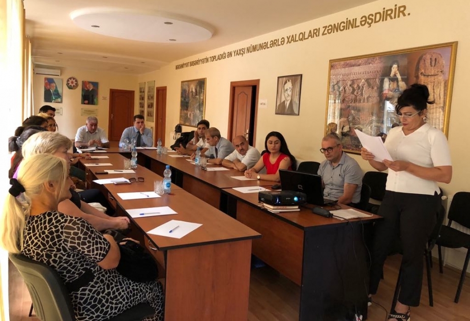 Mədəniyyət müəssisələrinin əməkdaşları üçün silsilə seminar-təlimlər keçirilib