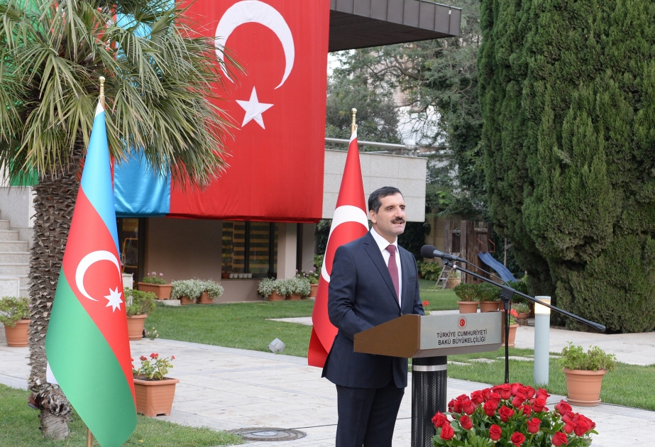 Bakıda Türkiyənin Zəfər bayramı münasibətilə rəsmi qəbul təşkil edilib