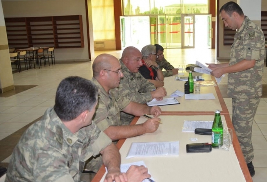 Azerbaijani Army began Orienteering Competition