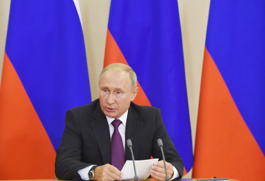 Wladimir Putin: Lange Traditionen einer tiefen und engen Freundschaft und Zusammenarbeit verbinden Russland und Aserbaidschan miteinander