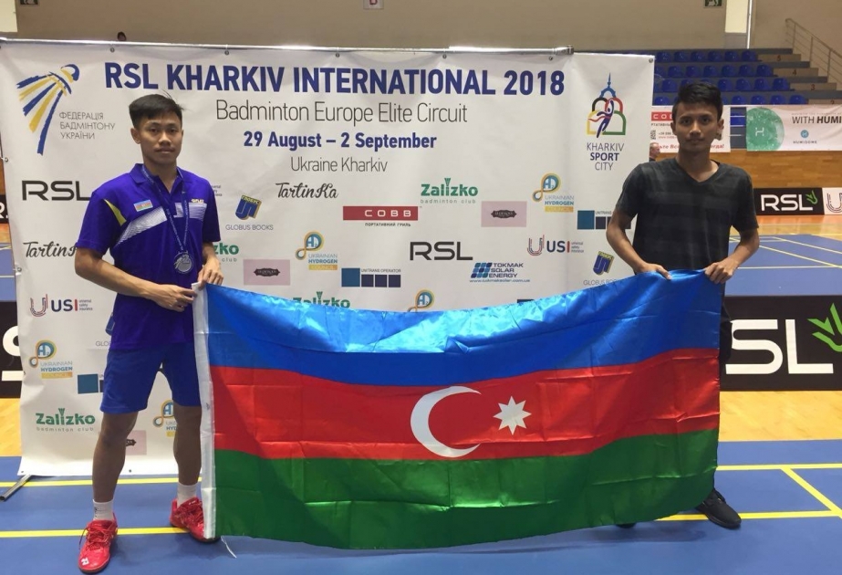 Badmintonçumuz Ukraynada gümüş medal qazanıb