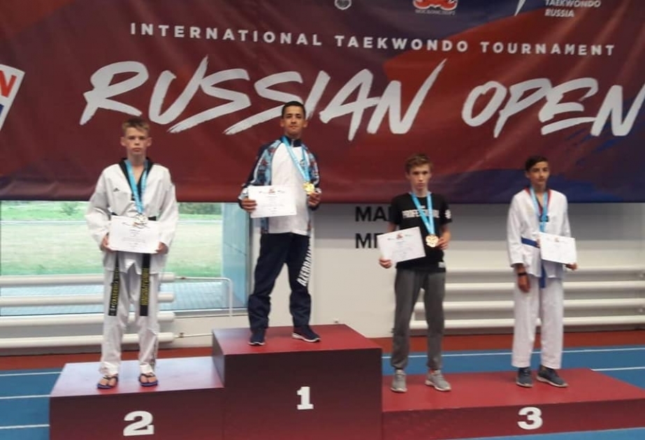 Gənc taekvondoçumuz Rusiyada keçirilən beynəlxalq yarışda qızıl medal qazanıb