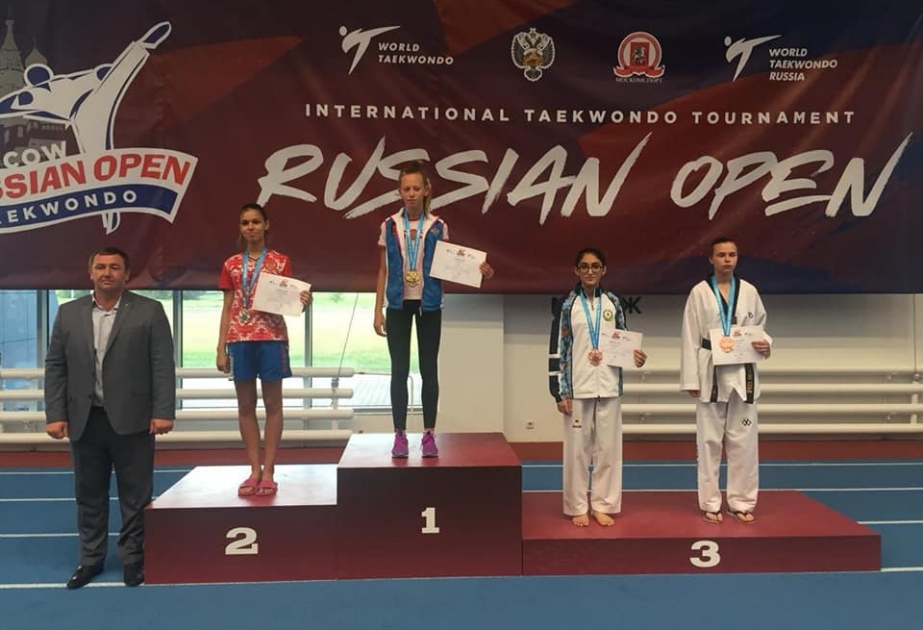 Taekvondo üzrə komandamız Rusiyadakı beynəlxalq yarışı iki qızıl və bir bürünc medalla başa vurub