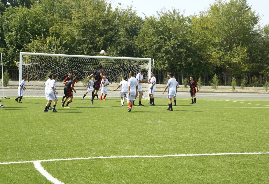 Ağcabədidə “Açıq əyləncəli futbol məktəbi” layihəsi həyata keçirilib