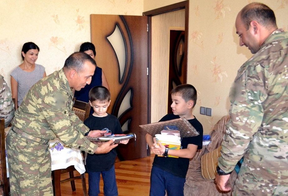 Müdafiə Nazirliyinin nümayəndələri şəhid ailələri və Qarabağ müharibəsi əlilləri ilə görüşüblər