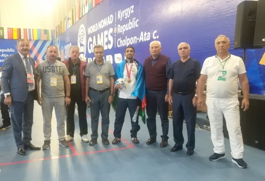 Azerbaijani wrestler wins gold at 3rd World Nomad Games