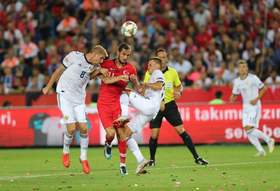 UEFA Millətlər Liqası: Rusiya millisi səfərdə Türkiyə yığmasını məğlub edib
