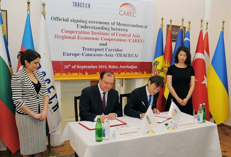 TRACECA-Sekretariat unterzeichnet Memorandum mit CAREC
