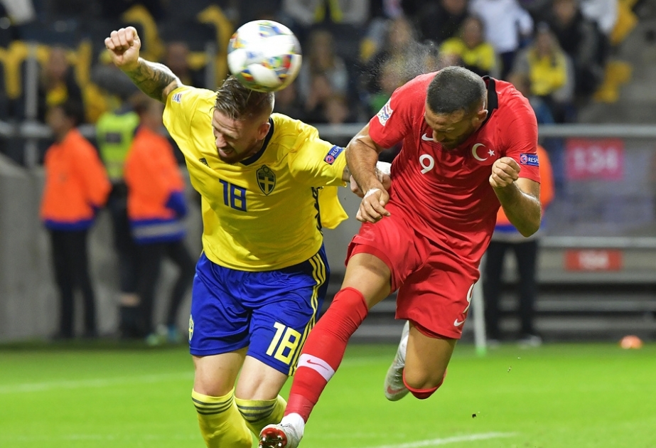 Сборная Турции одержала волевую победу над командой Швеции в матче Лиги наций