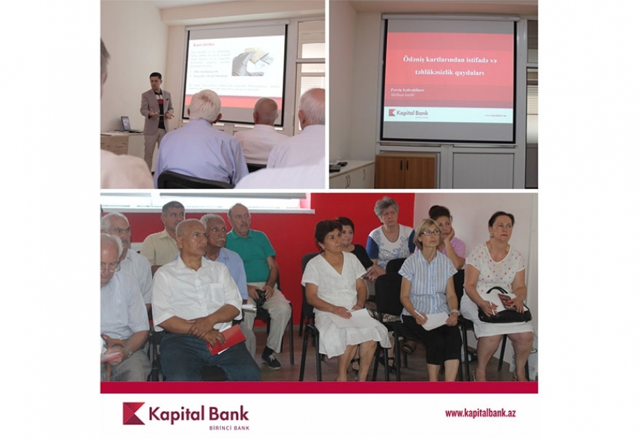 ®  Kapital Bank провел очередной тренинг для пенсионеров