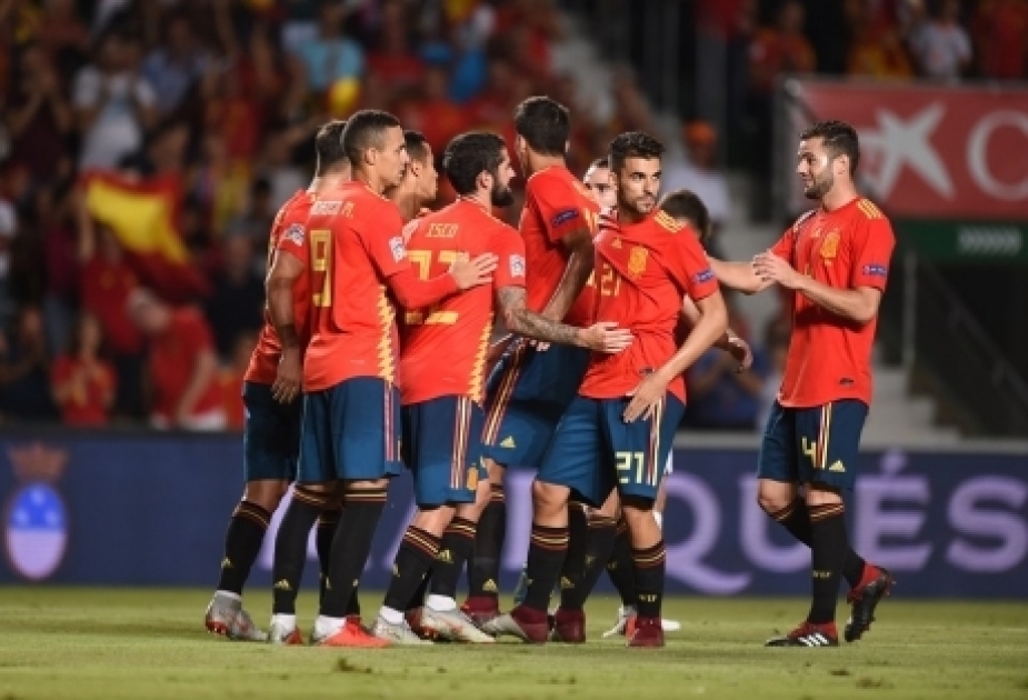 Испанские футболисты забили шесть безответных мячей в ворота хорватов в матче Лиги наций
