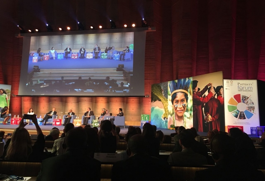 AIDA-nın nümayəndəsi Parisdə keçirilən UNESCO Tərəfdaşları Forumunda iştirak edib