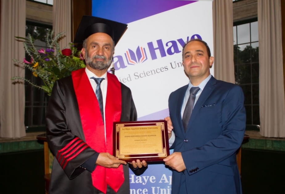الجروان يُكرّم بدرجة الدكتوراه الفخريّة من جامعة لاهاي للعلوم والتكنلوجيا بهولندا